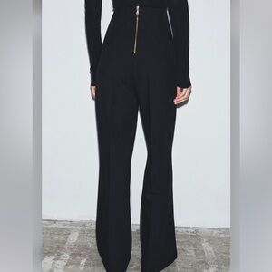 Zara high-waist Pants back zipper
